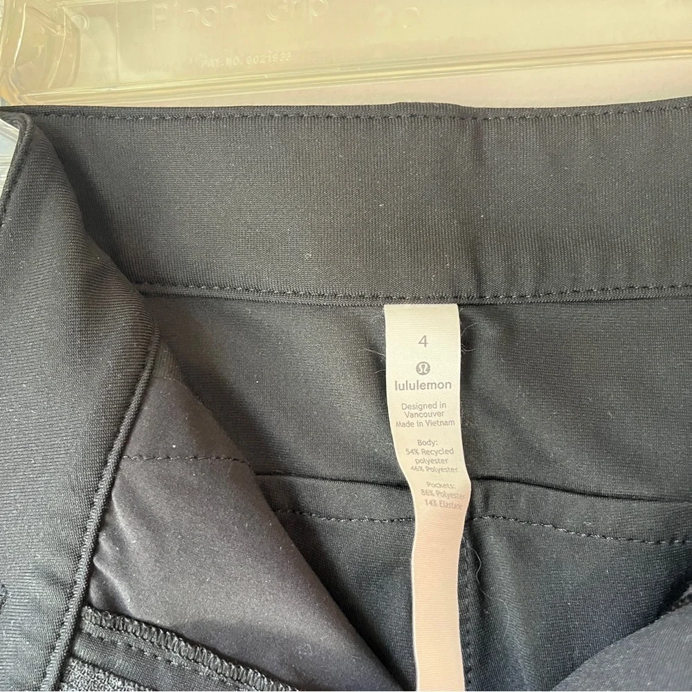 Lululemon Black Stretch Twill Golf Pants